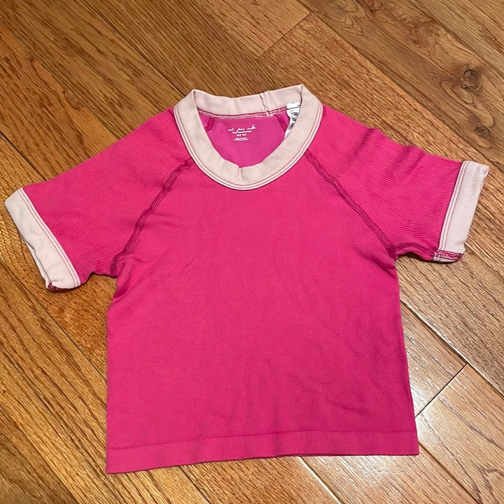 Out from Under Two-Tone Pink Top